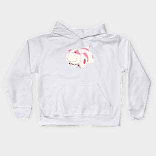 strawberry cow pillow pet Kids Hoodie